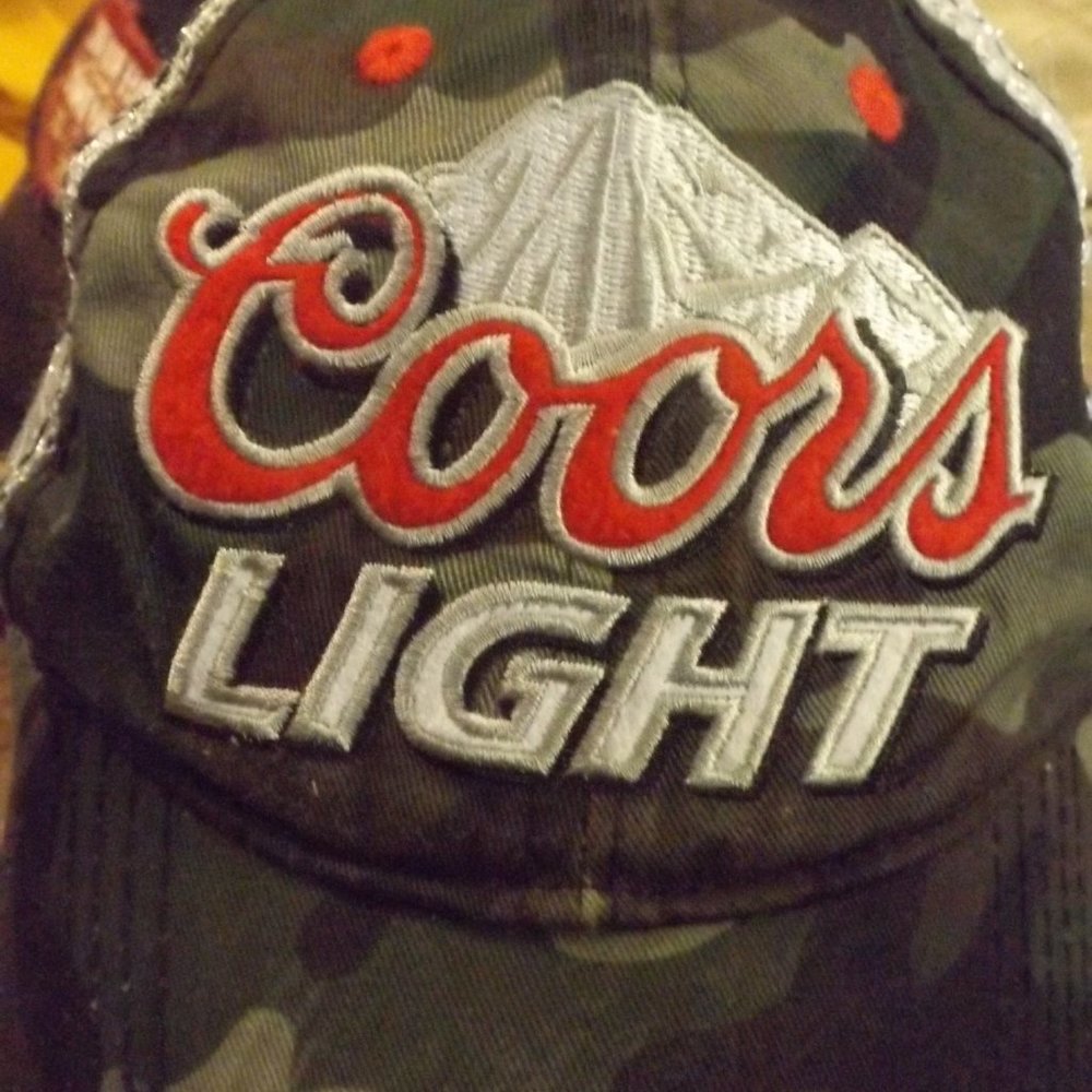 Coors Light Infinity truckers farmers baseball cap